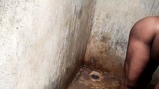 Vaginal enema in the shower