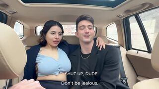 Uber Surprises Couple Having Sex and Ends Up in a Threesome