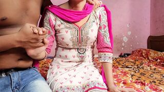 Punjabi ladaki ne salwar pahankar apane yaar se chudwai