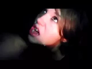 Group blowbang facial slut