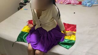 CASTING BOLIVIAN CHOLITA 18 YEARS OLD BIG ASS AND WHITE BEAUTIFUL ASS LOOSES UP LOSES HER VIRGINITY