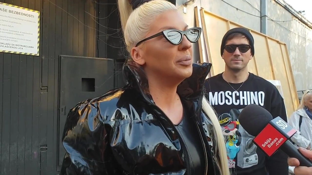 Bitch in shiny outfit!