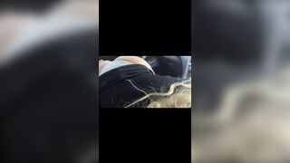 Cheating wife sucks bosses cock in a layby on the way back from a business meeting