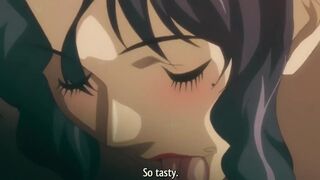 Experienced Busty Woman Gives Blowjob to her Lover | Hentai