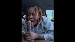 Stranger Walks Up But I Won’t Stop Sucking Til He Nuts!