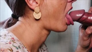 Cum Swallow Compilation Close-up